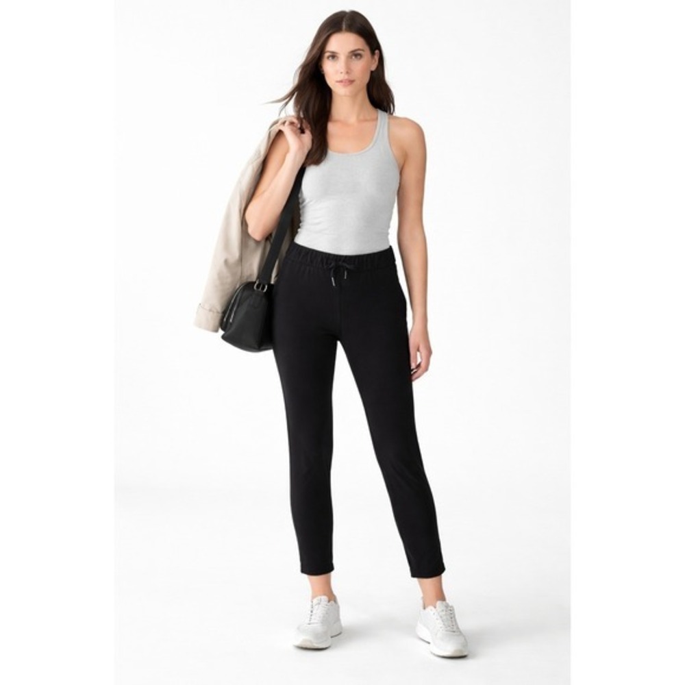 Lululemon On the Fly 7/8 Pant Luxtreme Black Mid-Rise Jogger Size 8